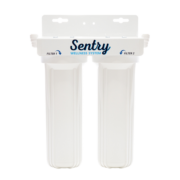 White Sentry Wellness water filtration system product shot