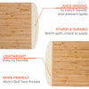 Large Wood Cutting Board for Kitchen 14x11" - Bamboo Chopping Board