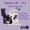 Dignity Lifts XL1 Extra Large Toilet Lift side view, photo 3 of 6