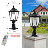 Ironsmith Lighting black aluminum solar LED lantern, view 2