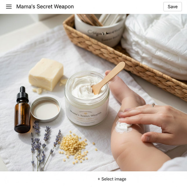 "As seen in our gallery, our whipped texture is easy to apply and absorbs quickly without leaving a sticky residue."