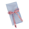 Chouchou Touch navy blue linen dinner napkins, set of 4, view 7