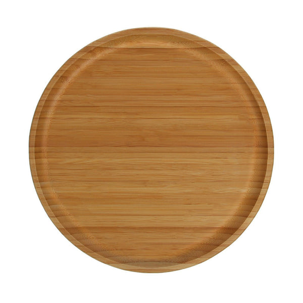 Artisan Bamboo Round Platter | Sustainable Serving & Display | GenTree Home