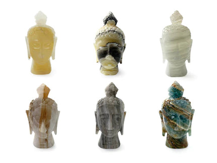 Onyx Buddha Head | Hand-Carved Zen Decor | GenTree Home