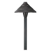 Ironsmith Lighting classic umbrella path light in antique bronze brass