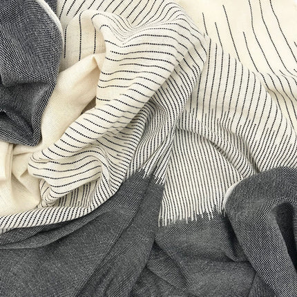 Striped Organic Cotton Scarf | Ethically Handcrafted | GenTree Home