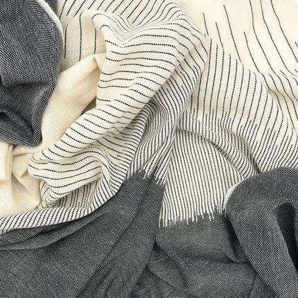 Striped Organic Cotton Scarf | Ethically Handcrafted | GenTree Home