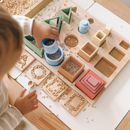3D Sorting & Nesting Board | Montessori Toy | GenTree Home