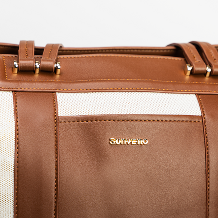 Canvas Tote Diaper Bag | Integrated Changing Station | GenTree Home