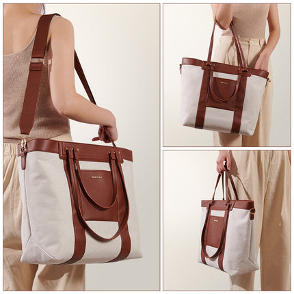 Canvas Tote Diaper Bag | Integrated Changing Station | GenTree Home