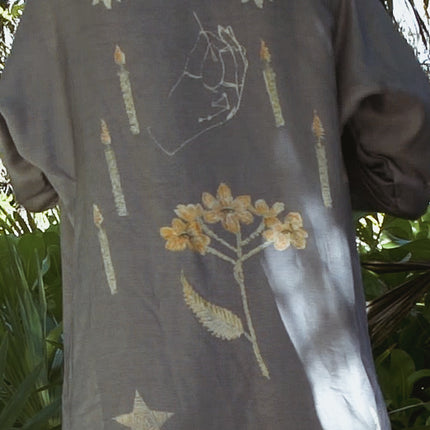 Eco-Certified Silk Robe | Tailored Summer Elegance | GenTree Home