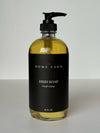 Organic Dish Soap in 16oz glass jar on a modern kitchen counter