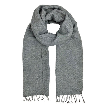 Organic Cotton Diamond Scarf | Handwoven Artisan Luxury | GenTree Home
