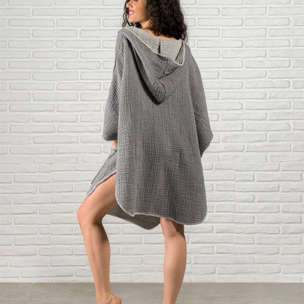 Organic Cotton Surf Poncho | Boho Style & Comfort | GenTree Home