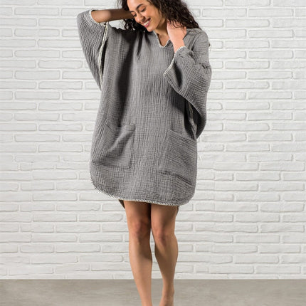 Organic Cotton Surf Poncho | Boho Style & Comfort | GenTree Home