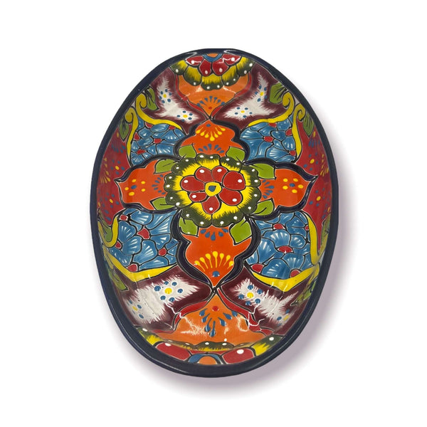 Extra large oval Talavera platter for serving and display