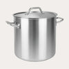 CRISTEL commercial-size 18/10 stainless steel stockpot with lid