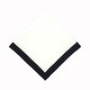 Chouchou Touch linen napkins with black borders, set of 4, view 2