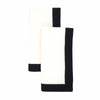 Chouchou Touch linen napkins with black borders, set of 4, view 3