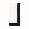 Chouchou Touch linen napkins with black borders, set of 4, view 4