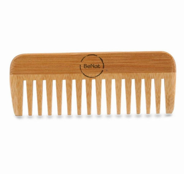Eco friendly, all-natural wooden hair comb