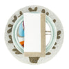 Chouchou Touch white linen napkins with sparkle borders, set of 4, view 8